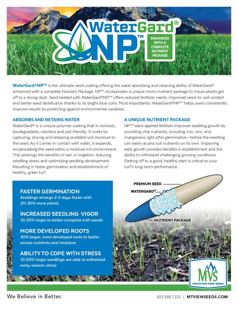 MVS WaterGardNP Seed Coating