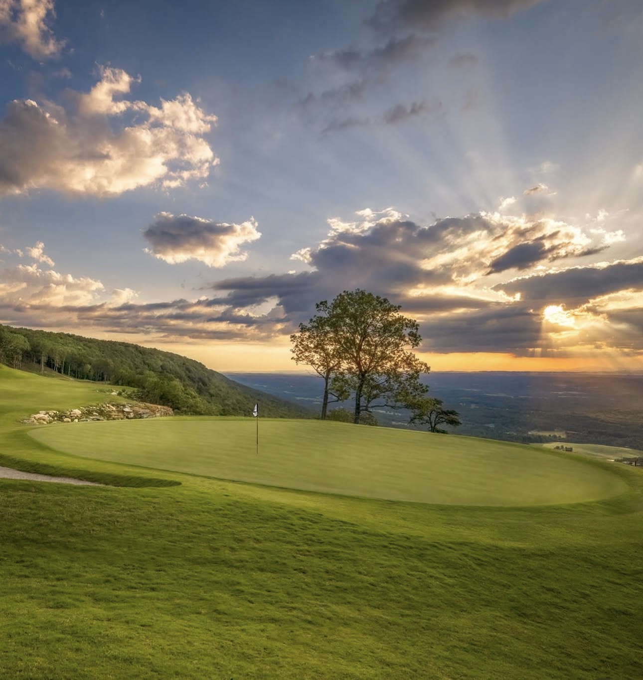 Aerial view of The Keep at McLemore golf course